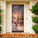 Transforma tu Puerta con JingleDoor – Cubierta Elástica Navideña