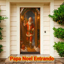 Transforma tu Puerta con JingleDoor – Cubierta Elástica Navideña