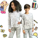 Pijama Mágico Coloreable + Marcadores Lavables GRATIS