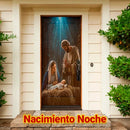 Transforma tu Puerta con JingleDoor – Cubierta Elástica Navideña