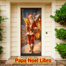 Transforma tu Puerta con JingleDoor – Cubierta Elástica Navideña