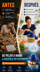 Pelador Eléctrico Automático - ¡Llévate GRATIS 6 Molde Protectores para Air Fryer + Guía de Recetas Saludables!