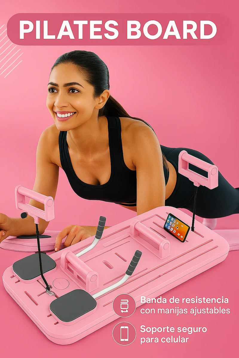 TABLA DE PILATES BOARD + GUIA DIGITAL DE EJERCICIOS PARA PRINCIPIANTES