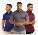 COMPRE 1 Y LLÉVATE 2 - CAMISA MANGA CORTA ULTRA TECNOLÓGICA - NO SE ARRUGA
