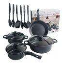 Set de Ollas Antiadherente Premium - 13 Piezas