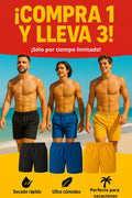 PACK DE 3 PANTALONETAS TRANSPIRABLES CASUALES Y DEPORTIVAS PARA HOMBRES